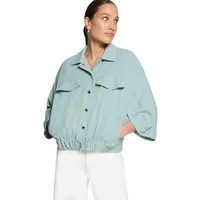 Zero Jackenblazer Damen mit 3/4 Arm Aufschlag / Krempel