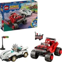 LEGO® Silvers Auto vs. Knuckles' Monstertruck (77118), LEGO Sonic Konstruktionsspielsteine, (378 St)