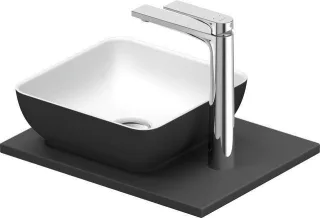 Duravit Sivida SET, Aufsatzbecken q.300 B.Aussen: dunkelgrau matt 268023FI00