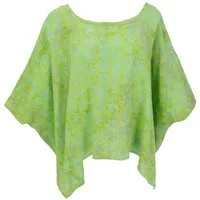 Guru-Shop Longbluse Weites Boho plus size Blusentop mit.. alternative Bekleidung