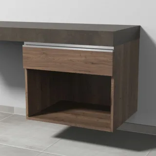 Sanipa Anbau-/Solitärschrank 2morrow (L2355) 510x600x520 Eiche-Tabak, L235550 L235550