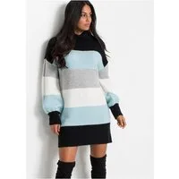 bonprix Longpullover mit Rollkragen, oversized Passform, weite Ärmel mit Bündchen