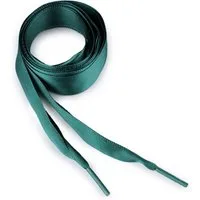 maDDma Schnürsenkel 1 Paar Schnürsenkel Satin 110cmx19mm Bekleidungskordel Kordel, 110 x 1.9 cmdunkelgrün