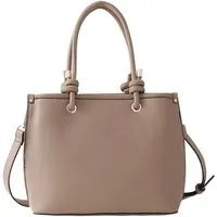 MARCO TOZZI Henkeltasche, Damen Umhängetasche, Schultertasche mit wertigm Logoschriftzug