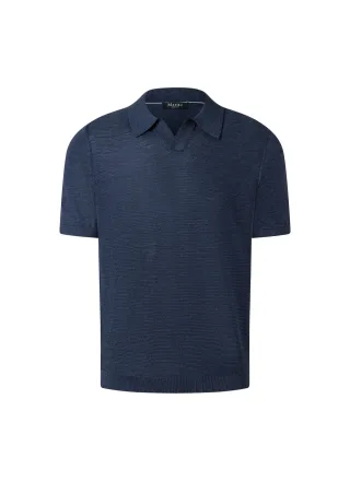 MAERZ Muenchen - Poloshirt, Knopf 1/2 Arm nimes blue