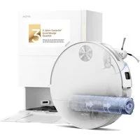 Mova Saugroboter S70 Roller, Saugroboter mit 28.000Pa Saugkraft und HydroForce-Wischen, 700 W, MaxiReach-Technologie, CovertSense-Navigation, 90mm Flaches Gehäuse