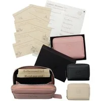 BeginnerBudget Mini Geldbörse Budget Portemonnaie Damen Geldbörse mit Kategorien zur Umschlagmethode (Set), Geldbörse zum Sparen, Perfekt für den Alltag