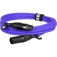 Premium XLR-Kabel XLR3M-PU purple lila, 3 Meter