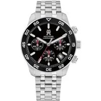 Tommy Hilfiger Chronograph TH85 CHRONOGRAPH 1792156, Quarzuhr, Armbanduhr, Herrenuhr, Edelstahlarmband, analog, Tag