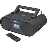KLIM Boombox B4 Boombox (AM/FM Radio, Radio mit CD Spieler, AM/FM Radio, MP3, Bluetooth, AUX, USB)