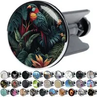 Sanilo Waschbeckenstöpsel mit Motiv, viele schöne Abflussstöpsel zur Auswahl, Ø 4 cm, hochwertig, universell, 100% wasserdicht