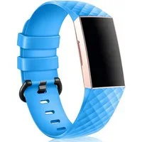 CoolGadget Smartwatch-Armband Fitnessarmband aus TPU / Silikon, für Fitbit Charge 3 / 4 Sport Uhrenarmband Fitness Band Unisex Größe S