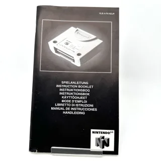 Nintendo 64 Controller Pak by Nintendo Anleitung
