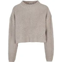 URBAN CLASSICS Rundhalspullover Urban Classics Damen Ladies Wide Oversize Sweater (1-tlg)