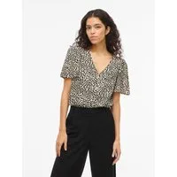 Vila Hemdbluse VIGRACE V-NECK S/S SHIRT - NOOS