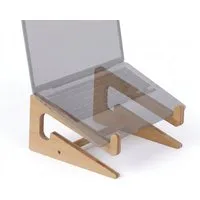 relaxdays Laptop-Ständer Bambus Laptop-Ständer für 10–15 Zoll, (natur)