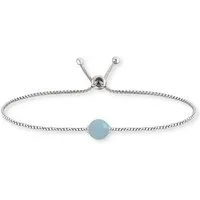 Engelsrufer Silberarmband POWERFUL STONE BLAUER ACHAT, mit Achat