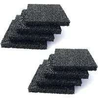 HAC24 Vibrationsdämpfer Antivibration Gummipads Pad Schwingungsdämpfer Gummi, (8-St), für Waschmaschinen, Trocknern, Subwoofer oder Lautsprecher