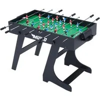 MUWO Kickertisch "Mondial" Indoor faltbarer Tischkicker