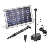 esotec Solarpumpe 12/650 Teichpumpen-Set 650l/h, 12Wp Solarmodul, Sprinklersatz 101912 (Komplettset)