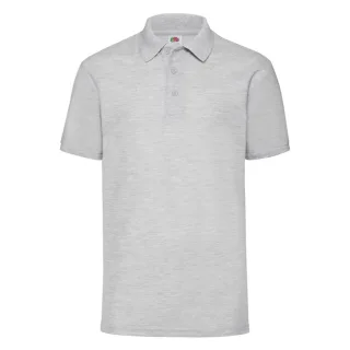 Fruit of the Loom - "65/35" Poloshirt für Herren (Grau meliert)
