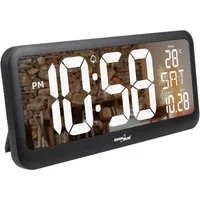 GreenBlue Uhr GB214 (Digitale Uhr mit Temperatuursensor 37x17cm)