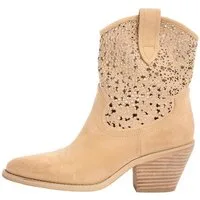 LIPSY Lipsy Cowboystiefel, Velourskunstleder mit Cutout Westernstiefel (1-tlg)