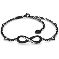 SERASAR Fußkette Fußkettchen aus Sterlingsilber "Infinity" (1-tlg), Infinity Sign Fußkettchen für Damen 925er Sterling Silber