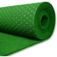 MDEKOR Kunstrasen Rasenteppich outdoor Meterware Höhe 6,5mm, 50x200cm Groen 600 (Grün)