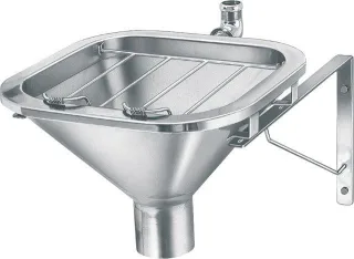 KWC Aquarotter Fäkalausguss, SIRIUS, Edelstahl, 470x360x580 mm, Klapprost, 2000101175 2000101175
