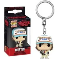 Stelby Schlüsselanhänger Merchandise Figur, Sammelfigur Schlüsselanhänger Dustin, Stranger Things Figur mit Geschenkbox