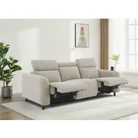 OTTO home 3-Sitzer SKAANE Cord-Sofa, 229 cm, manuelle u. elektrische Relaxfunktion, Relax-Funktion in 2 Sitzen, Kopfteilverstellung, Federkernpolsterung