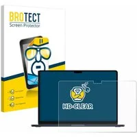 BROTECT Displayschutzfolie Schutzfolie für Apple MacBook Air 15" M4 2025, Displayschutz Schutz Folie Klar Transparent