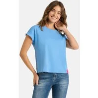 Lieblingsstück T-Shirt CamilaEP Ärmel mit Umschlag, Rundhals