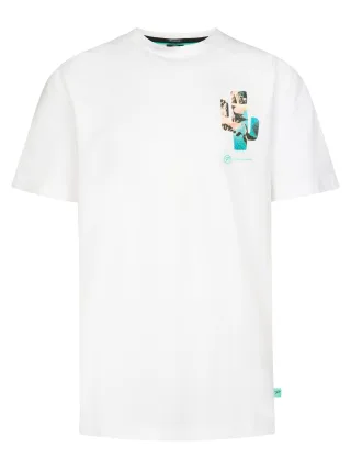 Petrol Industries - Boys T-Shirt SS Classic Print Bright White - Gr. - 140