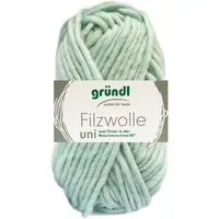 Gründl 50 Gramm Gründl Filzwolle Uni Farbauswahl Bastelgarn