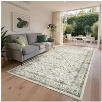 GarveeMore Teppich Faltbarer Boho-Teppich mit Print-Design (Kaschmir-Optik), rechteckig, Höhe: 6 mm, für Wohnzimmer & Schlafzimmer & Flur