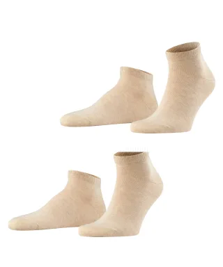 FALKE - FALKE Happy 2-Pack Herren sand mel. - Gr. - 40.5