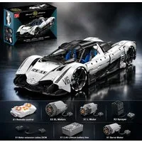 TaiGaoLe TaiGaoLe T5052 Devel Sixteen Super Car 4.016 Teile RC-Version Konstruktions-Spielset, (4016 St)