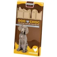 DUVO+ Hundeschokolade Dog Choc Huhn 100 g, Nassfutter für: Hund