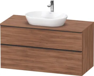 Duravit D-Neo Konsolenwaschtischunterbau wandhängend Nussbaum Matt 1200x550x664 mm - DE49690BD790000 DE49690BD790000