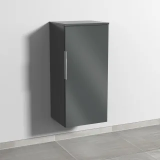 Sanipa 3way Mittelschrank mit 1 Tür, Anthrazit-Glanz, UF12379 UF12379
