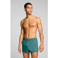 PUMA Badeshorts PUMA SWIM MEN SHORT LENGTH SWIM SHORTS mit seitlichen Eingriff-Taschen, Gesäßtasche mit Klettverschluss