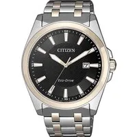 Citizen Solaruhr BM7109-89E, Armbanduhr, Herrenuhr, Datum, Saphirglas, Edelstahlarmband