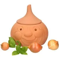 MamboCat Vorratsglas Zwiebeltopf Onni Terrakotta, Steingut