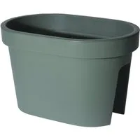 Spetebo Blumentopf (Stück, 1 St., Pflanztopf), Kunststoff Pflanzkasten zum Einhängen