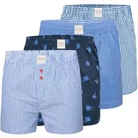 Phil & Co. Boxershorts 4 Phil & Co. Berlin Webboxer Herren american Boxer Boxershorts Shorts (1-St)