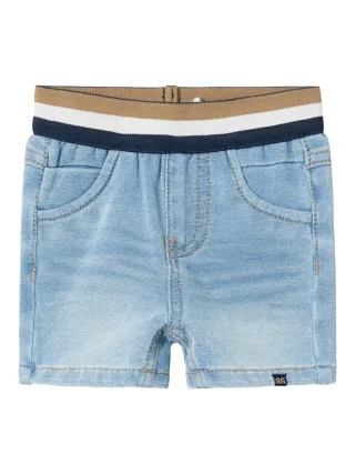 NAME IT - NBMSILAS SWE DNM LONG SHORTS 9850-TR J light blue denim - Gr. - 68
