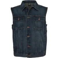 URBAN CLASSICS Jerseyweste Urban Classics Herren Denim Vest