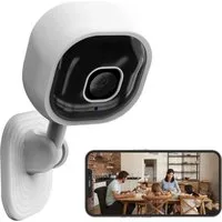 AIMAX Überwachungskamera Innen HD 1080p Wifi Mini Kamera Wlan mit Nachtsicht Bewegungserkennung (Zwei-Wege-Kommunikation/Audio,Bewegungsalarm, 32GB TF-Karte, 1-tlg., Mini Live Überwachungskamera Ideal für Haus, Vogelhaus, Nistkasten, Babyphone/Hausti